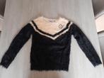 Zwart/beige trui 4 Funky flavours 146/152, Enfants & Bébés, Enlèvement ou Envoi, Pull ou Veste, Comme neuf, 4 funky Flavours