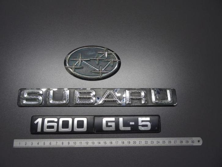 Subaru 1600 GL5-embleem, Auto-onderdelen, Carrosserie, Subaru, Ophalen of Verzenden