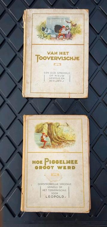 Set van 2 oude boeken van Kabouter Piggelmee beschikbaar voor biedingen