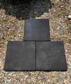 Rubberen tegels 50x50x4,5 speeltoestel stal ed ruim 35m2, Ophalen, Gebruikt, Rubber, 10 m² of meer