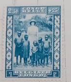 Set van 10 postzegels van Belgisch Congo, Ophalen of Verzenden