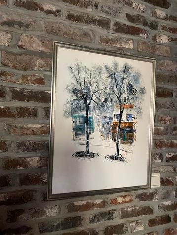 Schilderij abstract van Christin Raffin beschikbaar voor biedingen