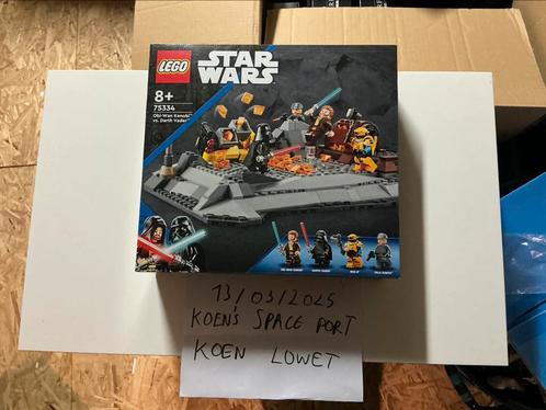 Lego Star Wars 75334 Obi-Wan Kenobi vs Darth Vader, Kinderen en Baby's, Speelgoed | Duplo en Lego, Nieuw, Lego, Complete set, Ophalen of Verzenden