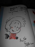 Dessin dédicacé de Th Coppée pour les blagues de TOTO 4 eo, Livres, Enlèvement ou Envoi