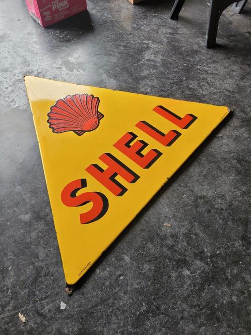 Rare grande plaque shell année 30 135 cm de côté, Verzamelen, Merken en Reclamevoorwerpen, Zo goed als nieuw, Ophalen of Verzenden