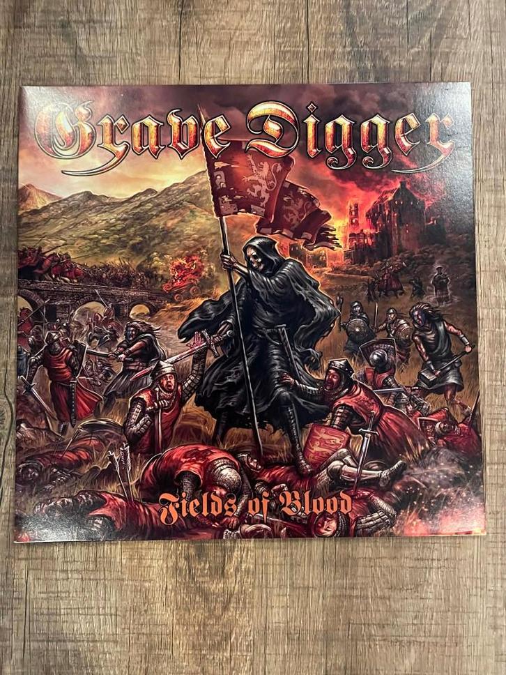 Grave Digger - Fields Of Blood - Lp ., Cd's en Dvd's, Vinyl | Hardrock en Metal, Zo goed als nieuw, Ophalen of Verzenden