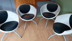 4 draaistoelen Ikea Gubbo door Mia Lagerman, Huis en Inrichting, Ophalen, Gebruikt, Vier, Wit