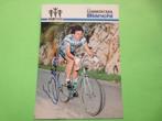 wielerkaart 1985 team bianchi tulio bertacco  signe, Sports & Fitness, Comme neuf, Envoi