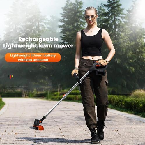 Accu Grastrimmer Kantmaaier Onkruidverwijderaar Grasmaaier, Tuin en Terras, Grastrimmers, Nieuw, Accu, Ophalen of Verzenden
