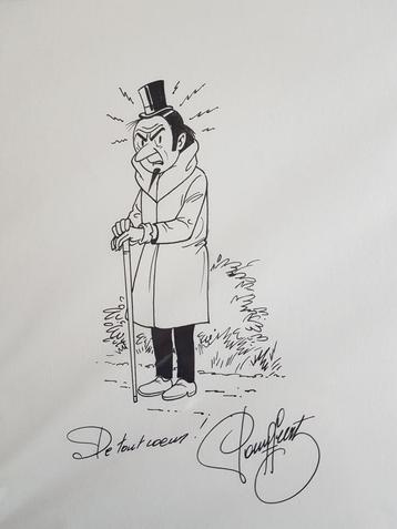 Toewijding - tekening - Crimson - Bob en Bobette - Paul Geer beschikbaar voor biedingen