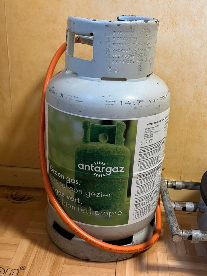 Antargaz gasfles van 14,7 kg, nooit gebruikt., Zakelijke goederen, Horeca | Keukenapparatuur, Nieuw in verpakking, Ophalen