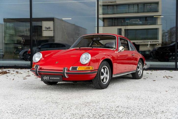 Porsche 911 T 2.2 MATCHING NUMBERS (bj 1971), Auto's, Oldtimers, Bedrijf, Te koop, Airconditioning, Porsche, Benzine, Coupé, Handgeschakeld