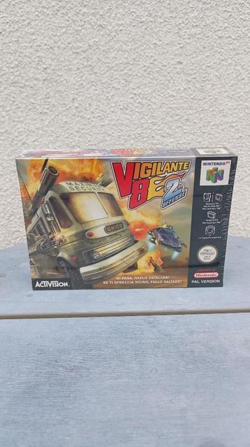 N64 Nintendo 64 spel Vigilante 8 2nd Offense PAL - nieuw in beschikbaar voor biedingen