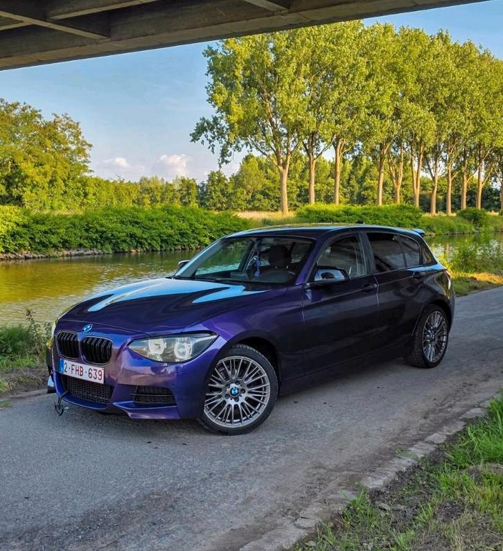 Bmw f20 de 2012, Auto's, BMW, Particulier, 1 Reeks, Isofix, Benzine, Euro 6, 5 deurs, Handgeschakeld, Overige kleuren, Zwart, Stof