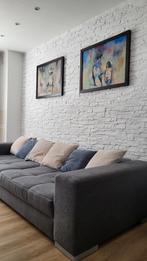 Zetelbank van twee stukken, Huis en Inrichting, Ophalen, Gebruikt