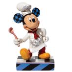 Disney traditions Jim Shore Mickey Chef Retired, Nieuw, Mickey Mouse, Ophalen of Verzenden, Beeldje of Figuurtje