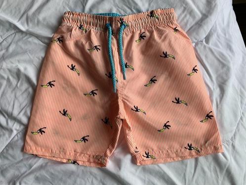 Zwembroek oranje/wit gestreept met toekans Zeeman 110/116, Kinderen en Baby's, Kinderkleding | Kinder-zwemkleding, Zo goed als nieuw