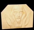 zware Jezus Christus stenen plaket., Antiek en Kunst, Antiek | Religieuze voorwerpen, Ophalen
