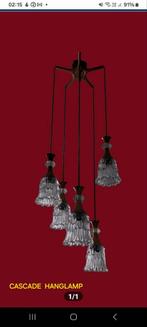 Lampe suspendue Vintage Cascade 5 lumières, Enlèvement ou Envoi, Comme neuf, Métal