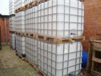 Ibc containers van 1075 L op houten pallet ( Tonnen,Vaten ), Ophalen, Kunststof, Met kraantje, 150 liter of meer