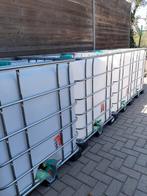 Ibc's cubitainers 1000 liter watervaten in nieuwstaat !, Tuin en Terras, Regentonnen, Ophalen, Kunststof, Met kraantje, 150 liter of meer