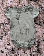 Groene baby Romper met dieren print maat 62, Verzenden, Zo goed als nieuw, Jongetje of Meisje, Nacht- of Onderkleding