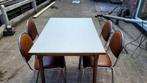 keukentafel, Ophalen, Gebruikt, 100 tot 150 cm, Bruin
