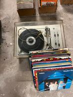 LP speler incl 2 bakken singls en lp’s, TV, Hi-fi & Vidéo, Tourne-disques, Enlèvement, Comme neuf