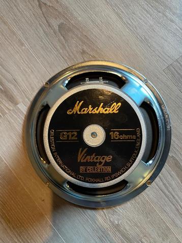 MARSHALL G12 VINTAGE SPEAKER/ cab, Musique & Instruments, Enlèvement ou Envoi, Comme neuf, Guitare, 50 à 100 watts