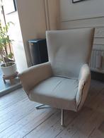 gerard van den berg 2 fauteuils beige stof/design, Huis en Inrichting, Ophalen, Gebruikt, Stof, Modern design
