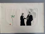Jan Vanriet- ets met aquatint, Antiek en Kunst, Kunst | Etsen en Gravures, Ophalen of Verzenden