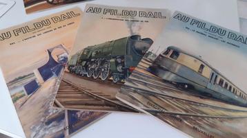 Tijdschriften "Au fil du rail"(Het Spoor) 1946 tot 1950    