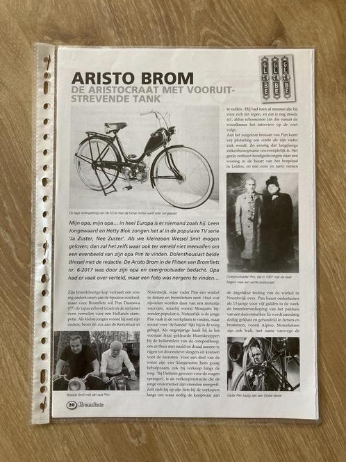 Unieke Map met documentatie Aristo  brommers / bromfiets, Fietsen en Brommers, Handleidingen en Instructieboekjes, Zo goed als nieuw