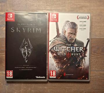 Skyrim/Witcher Nintendo Switch beschikbaar voor biedingen