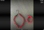 Halsketting en armband Titto, Enlèvement, Comme neuf, Rouge