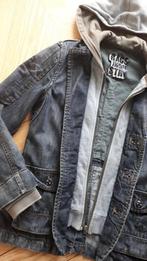 veste en jeans avec capuche, Rags Industry, nickel, Comme neuf, Rags Industry, Garçon ou Fille, Pull ou Veste