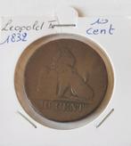 Léopold I - 10 cents 1832, Timbres & Monnaies, Monnaies | Belgique, Envoi
