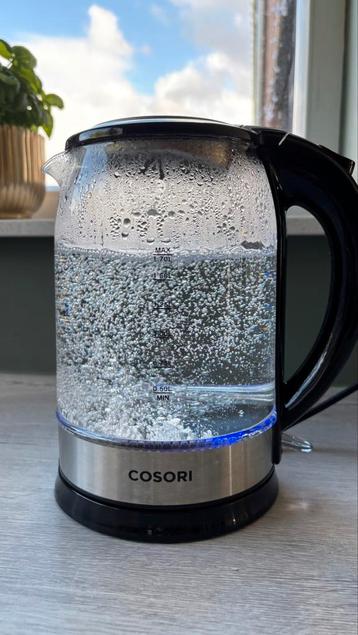 Cosori waterkoker van glas en roestvrij staal - 1,7L - 2200W beschikbaar voor biedingen
