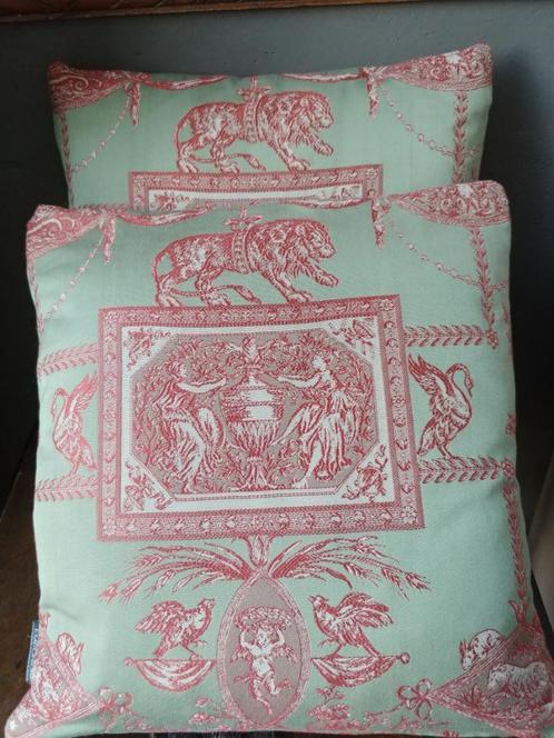 2 Pierre Frey sier kussens NEW, Huis en Inrichting, Woonaccessoires | Kussens, Nieuw, Groen, Ophalen of Verzenden