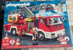 Grande boîte Playmobil pour sapeurs-pompiers, Enlèvement ou Envoi, Comme neuf