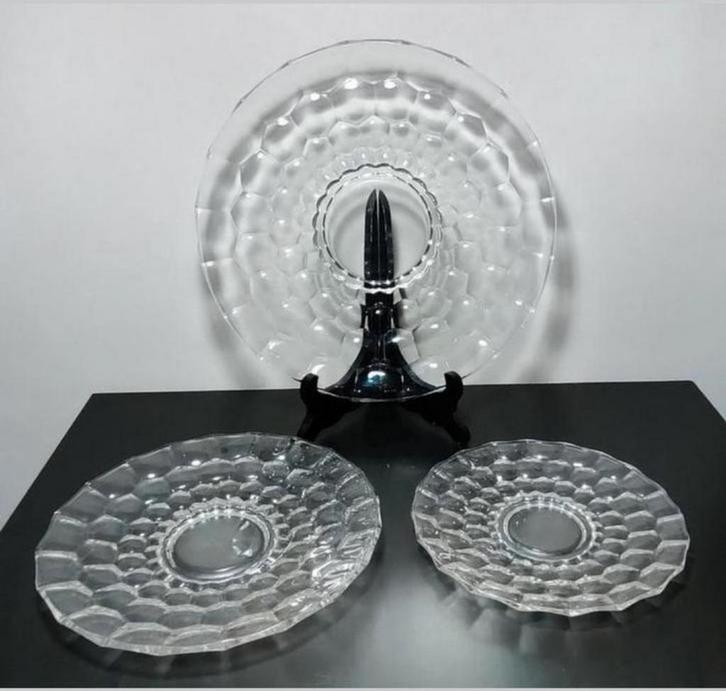 Luxval model 'Écailles' Val Saint Lambert, Antiek en Kunst, Antiek | Glaswerk en Kristal, Ophalen of Verzenden