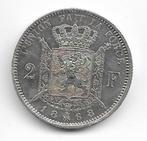 Belgique : 2 francs 1868 FR - argent - morin 170, Argent, Envoi, Monnaie en vrac, Argent