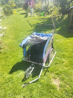 remorque vélo, poussette, deux places en Bon état., Ophalen, Gebruikt, Kinderkar, Opvouwbaar