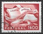 Portugal 1954 - Yvert 808 - Campagne voor opleiding (ST), Postzegels en Munten, Postzegels | Europa | Overig, Verzenden, Gestempeld