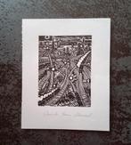 Houtsnede Het Spoorwegnet door Frans Masereel, Antiek en Kunst, Ophalen of Verzenden