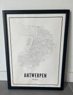 Poster avec cadre à Anvers 42*32 cm, Collections, Posters & Affiches, Comme neuf, Avec cadre, Enlèvement ou Envoi