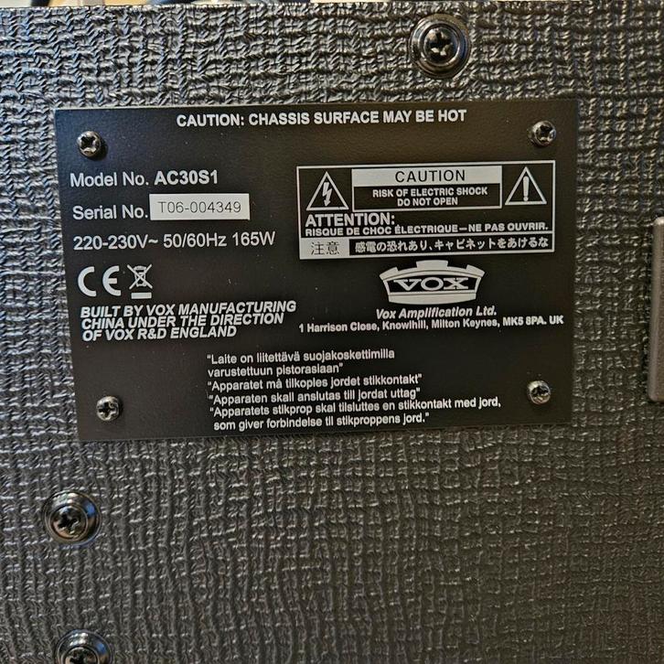 VOX ac30  S1, Muziek en Instrumenten, Versterkers | Bas en Gitaar, Ophalen