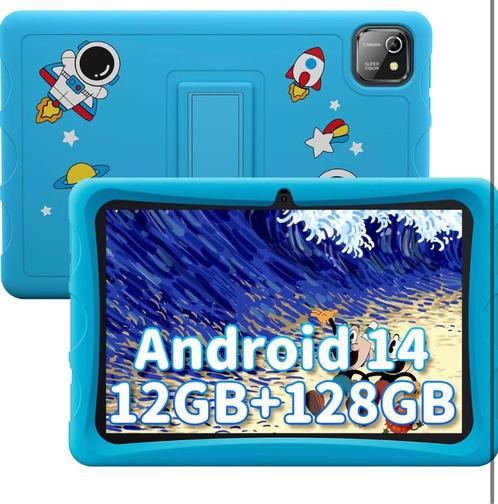 NEUF Tablette Enfants 10 Pouces Android 14, 12Go +128Go(, Informatique & Logiciels, Android Tablettes, Neuf, 10 pouces, 128 GB