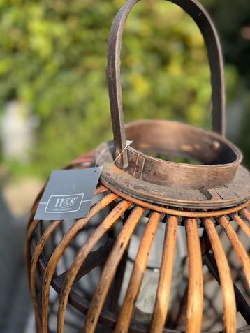 2x Rotan lantaarn H&S Decoration – nieuw beschikbaar voor biedingen