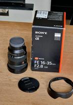 Sony FE 16-35mm 2.8 GM + Hoya UV filter, Audio, Tv en Foto, Ophalen, Zo goed als nieuw, Zoom